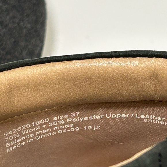 Dansko Bethann Wool Clog Mules Charcoal Gray Size 6.5 - 7 US 37 EU - Picture 11 of 11